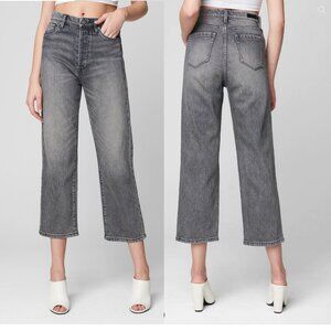 Blank NYC The Baxter Ultra High Waist Ribcage Straight Leg Jeans W29 Grey NWT!